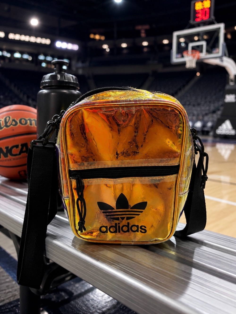 adidas Men’s Metallic Orange Crossbody Bag
